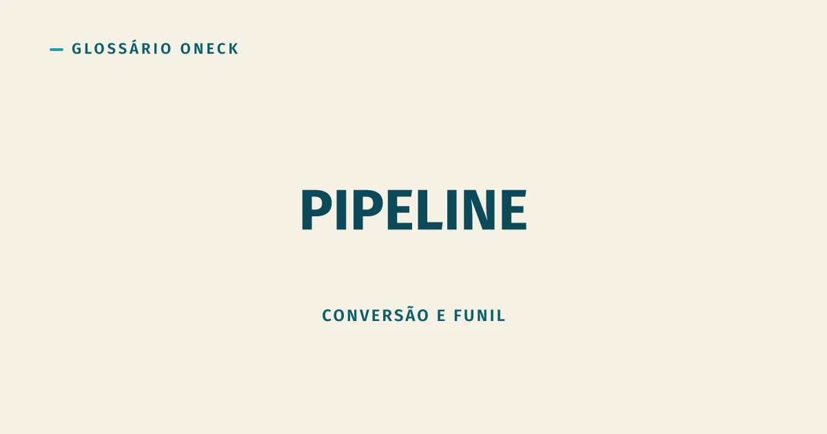 Pipeline: Parado é Cemitério com Nome Bonito