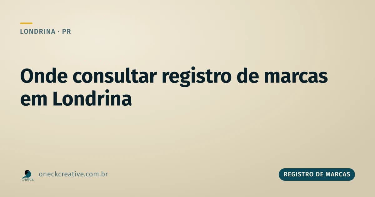 Onde consultar registro de marcas em Londrina: sozinho ou com apoio